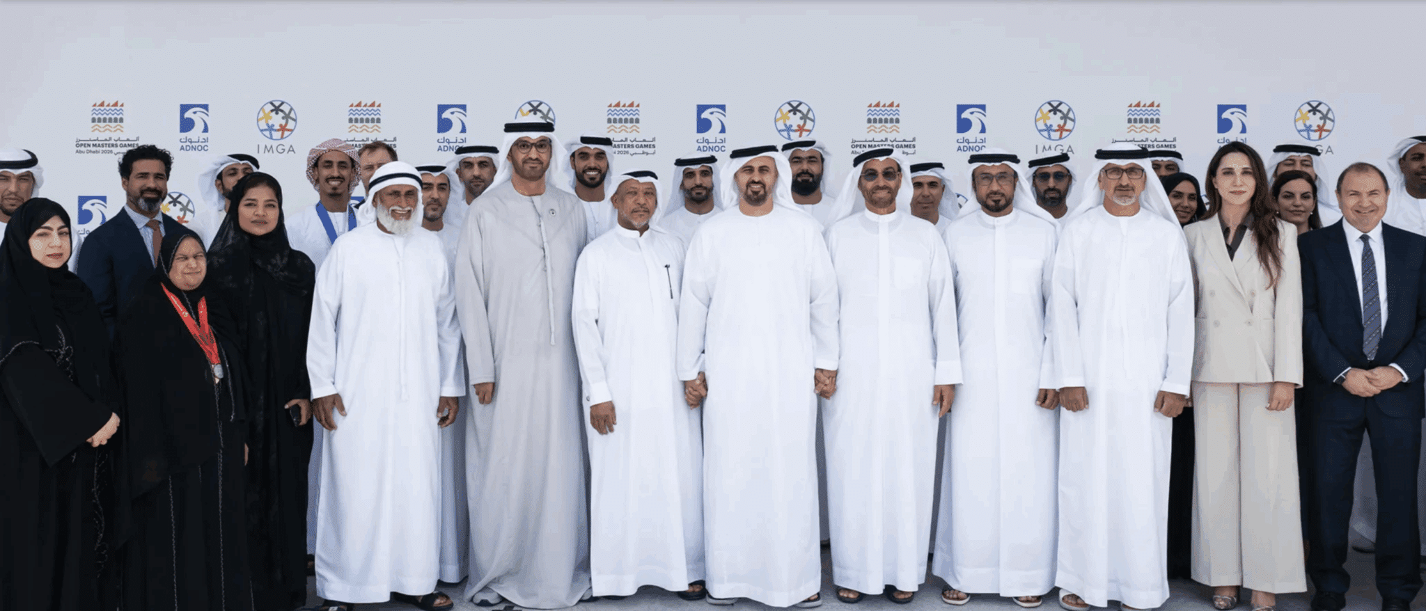 Theyab bin Mohamed bin Zayed Al Nahyan witnesses signing of agreement between Open Masters Games Abu Dhabi 2026 and ADNOC